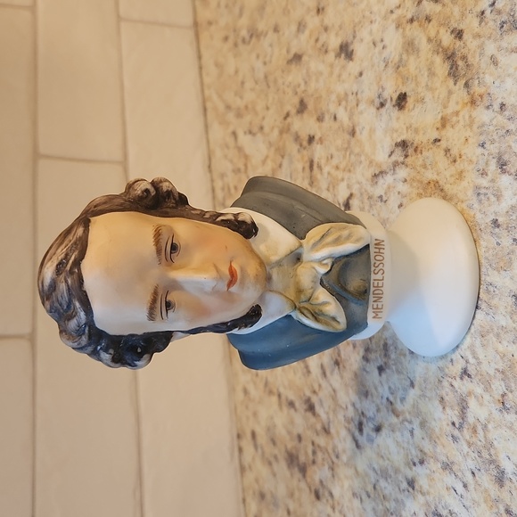 Vintage Lefton Chopin and Mendelssohn Porcelain Figurines - Picture 6 of 10